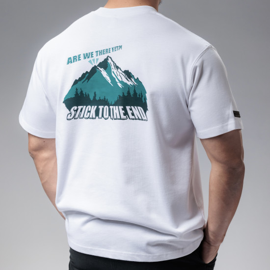 藍山的呼喊T-Shirt 白色