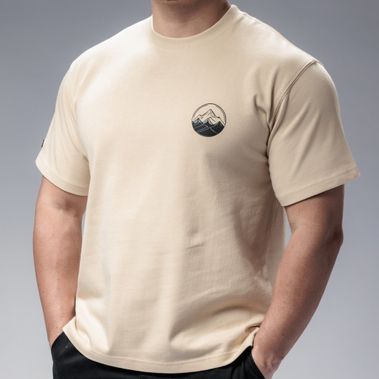 露營風T-Shirt 沙色