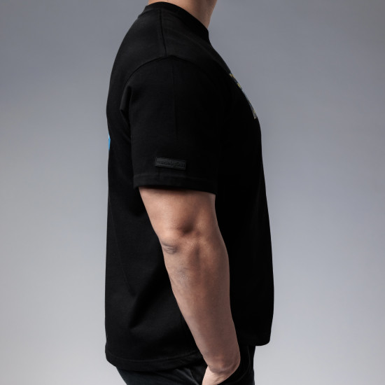 印象派露營風T-Shirt 黑色