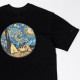 印象派露營風T-Shirt 黑色