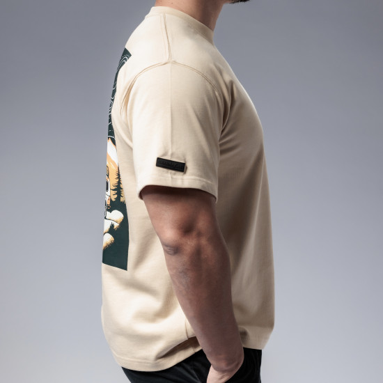 吉普等高線T-Shirt 沙色