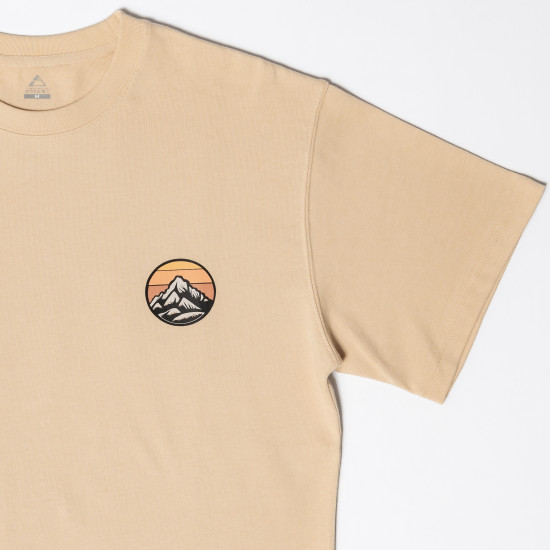 吉普等高線T-Shirt 沙色