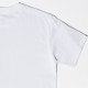 厚磅品牌膠章素T-Shirt 白色