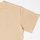 厚磅品牌膠章素T-Shirt 沙色
