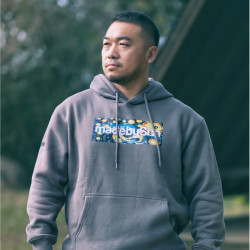 梵谷露營帽T 灰色